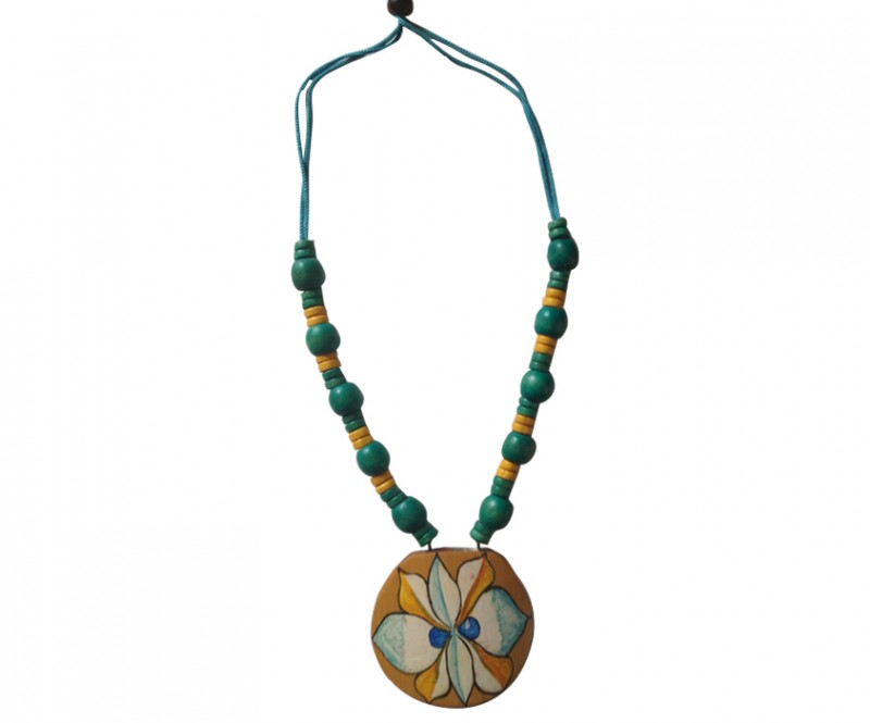 Magnolia Handcrafted Bamboo Necklace